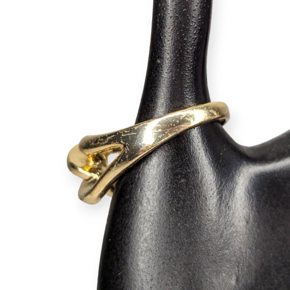 Twist Gold Tone Size 13 Ring - Picture 5 of 7